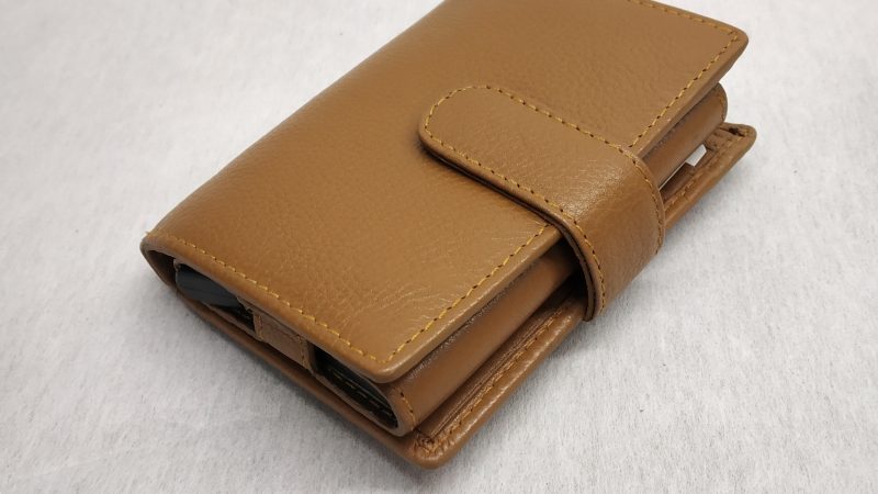 Code-1297 Metal Push card case wallet